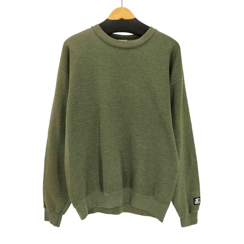 スターター STARTER 90S-00S 袖ロゴパッチ ブランク 無地 スウェット トレーナー メンズ